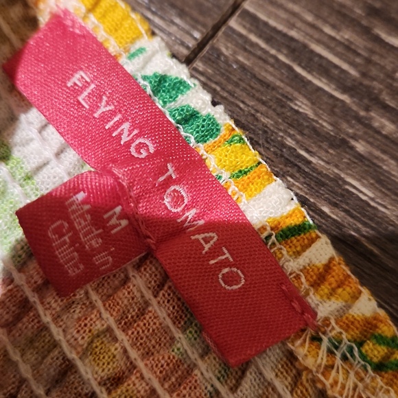 ❤️ FLYING TOMATO LINEN PORTOBAY MAXI DRESS, TROPICAL FLORAL PRINT, MEDIUM - Picture 11 of 16